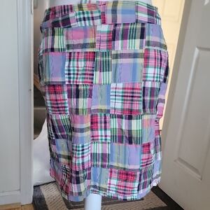 mariana Luna Plaid Patchwork Skirt - Multicolor